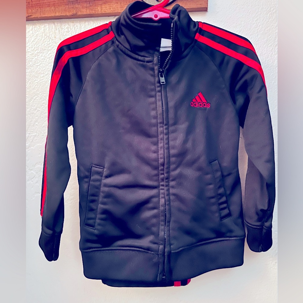 Adidas Toddler Tracksuit Zip Jacket Pants Set 2T